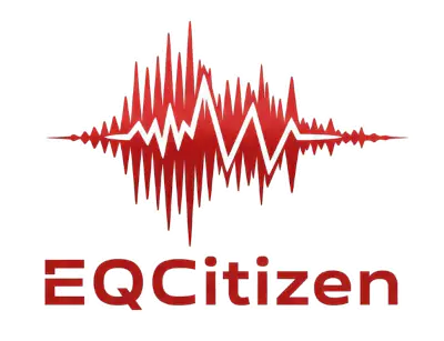 EQCitizen: Seismic Monitoring citizen. Earthquake Detection Earth Quake Citizen Logo